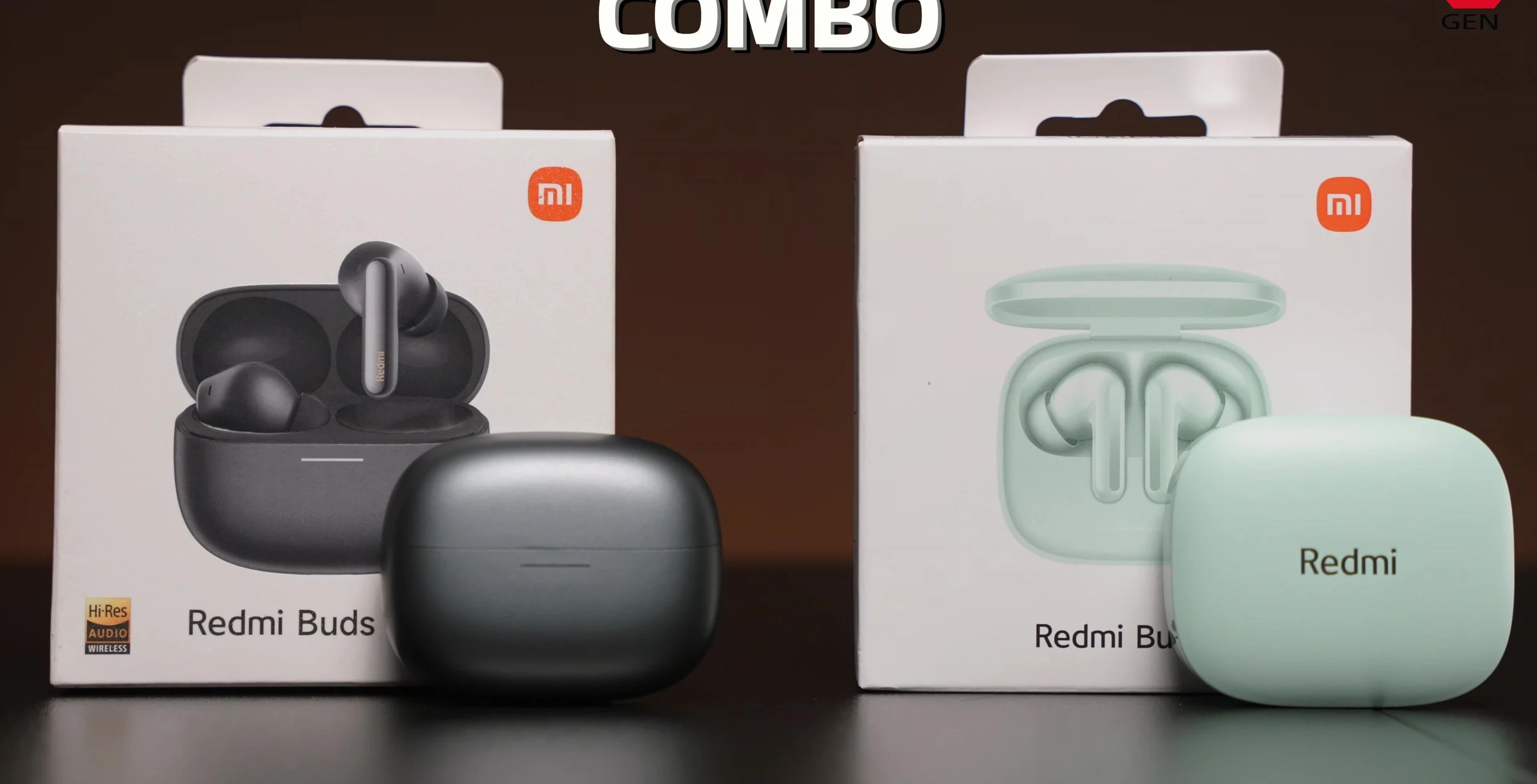 Hộp Redmi Buds 6 vuông vức, màu xanh mint