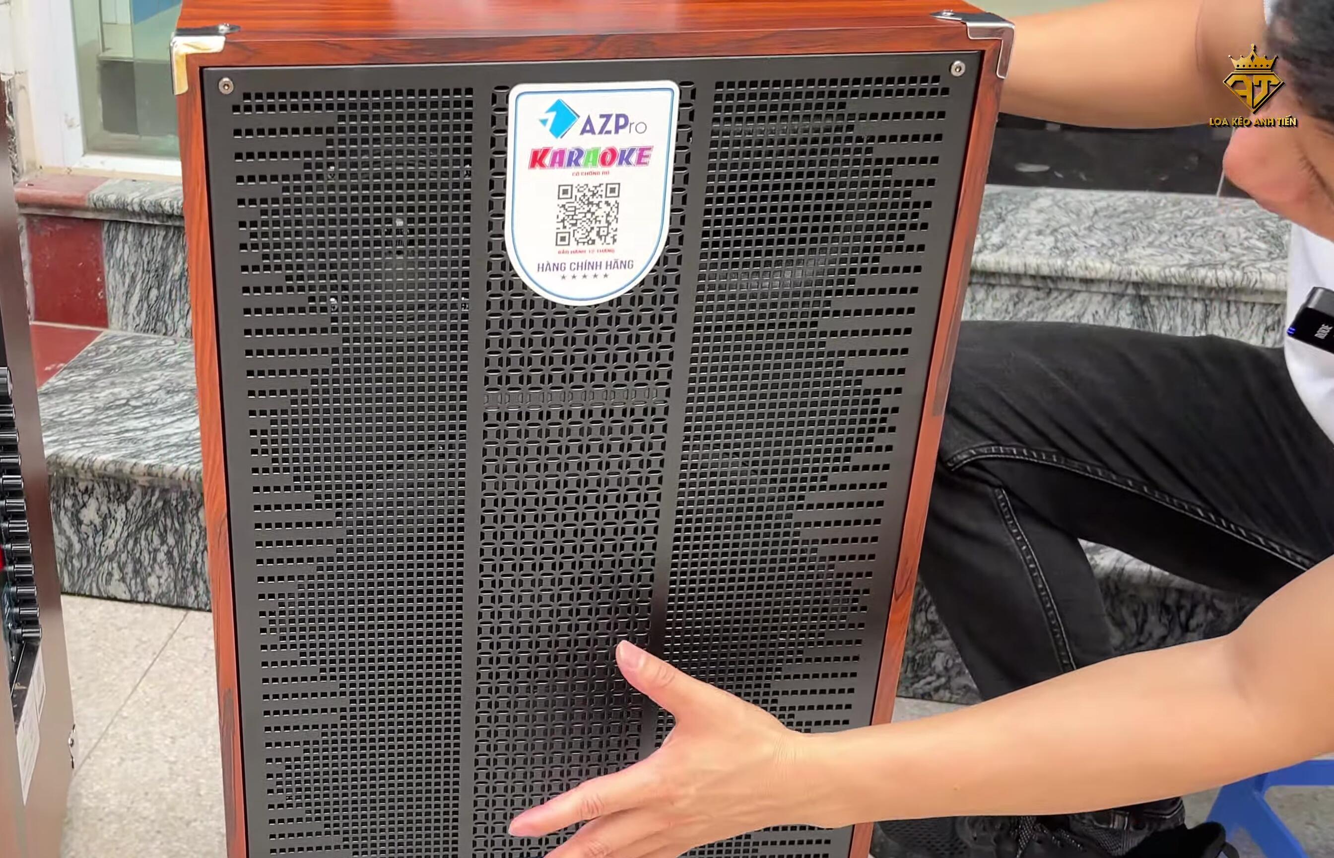 Cận cảnh củ bass 40 và loa treble của loa AZ Pro M16