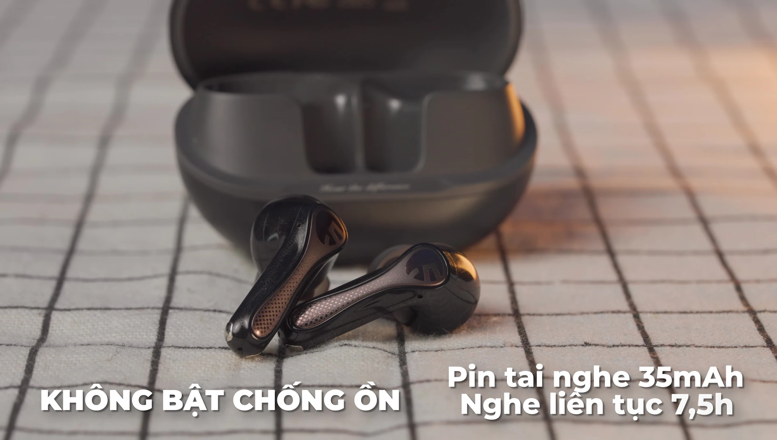 Thời lượng pin khi bật khử ồn