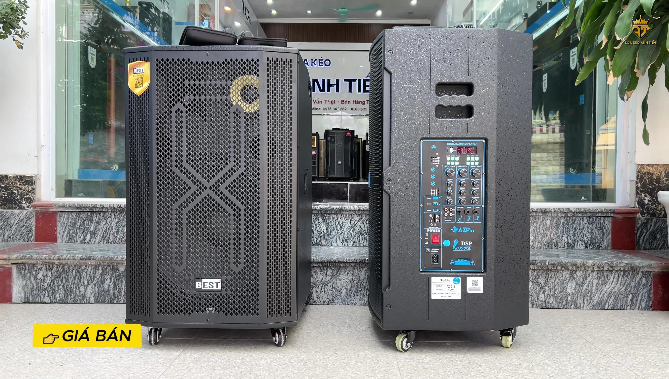 Ảnh hiển thị giá bán của hai sản phẩm