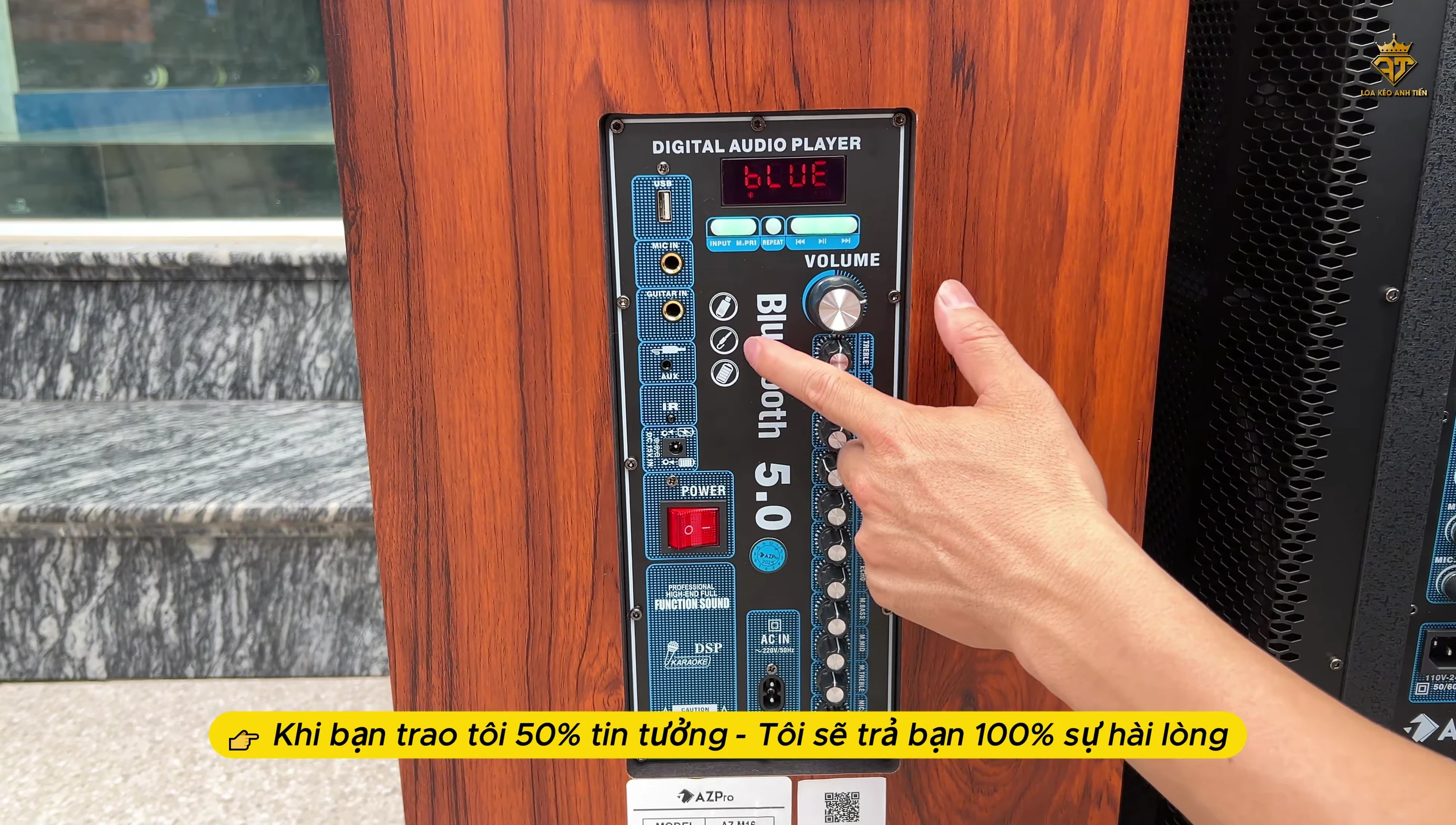 Cổng kết nối hạn chế trên loa AZM16