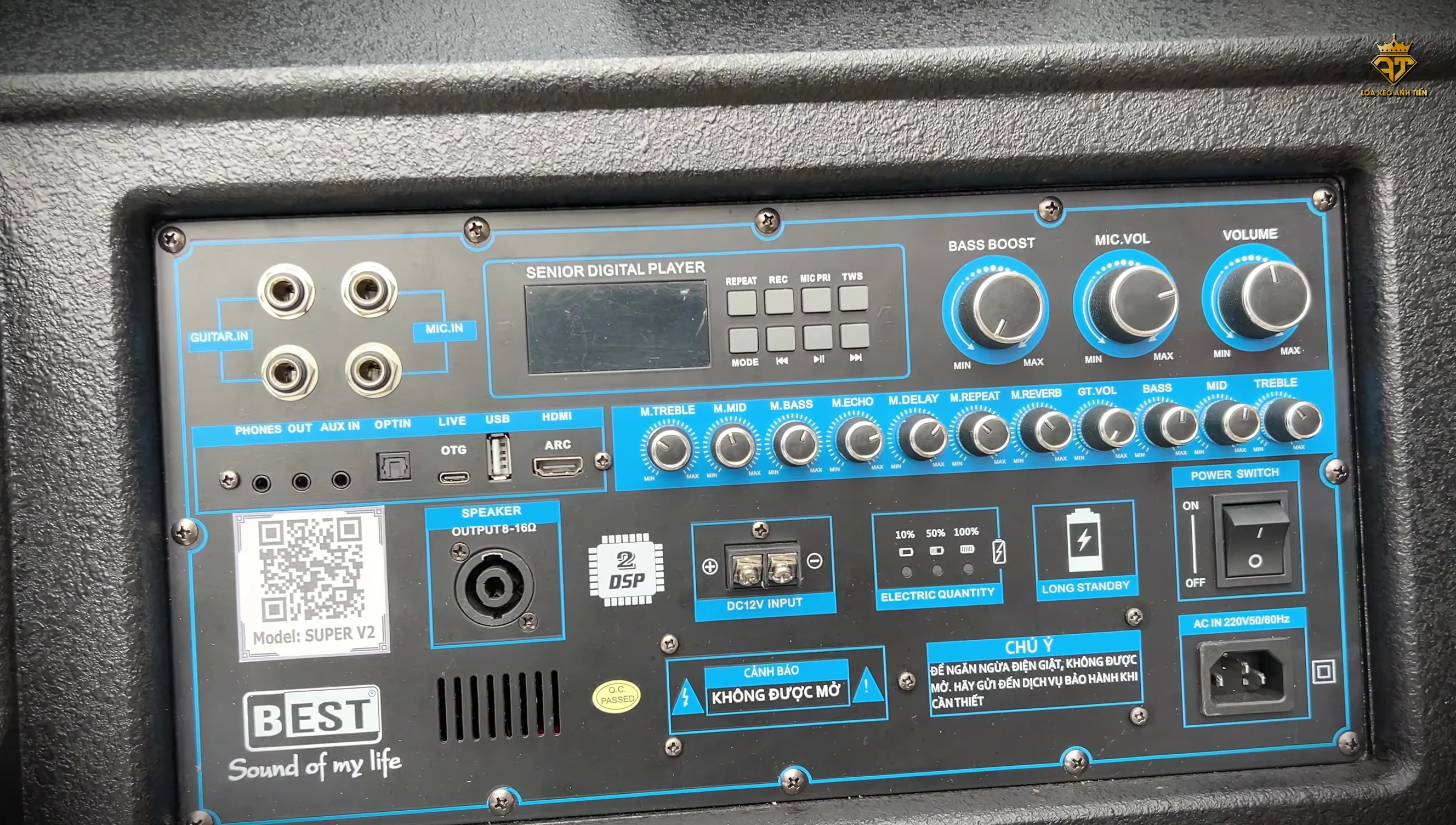 Bo mạch của loa B Super V2