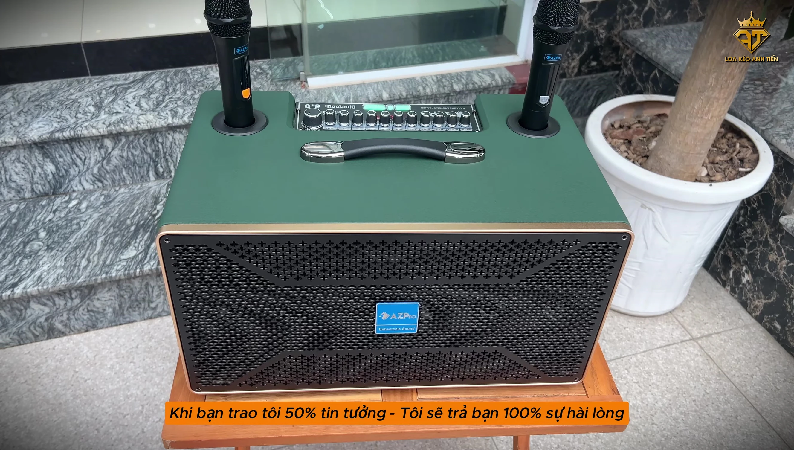 Quá trình tháo mặt ê căng loa